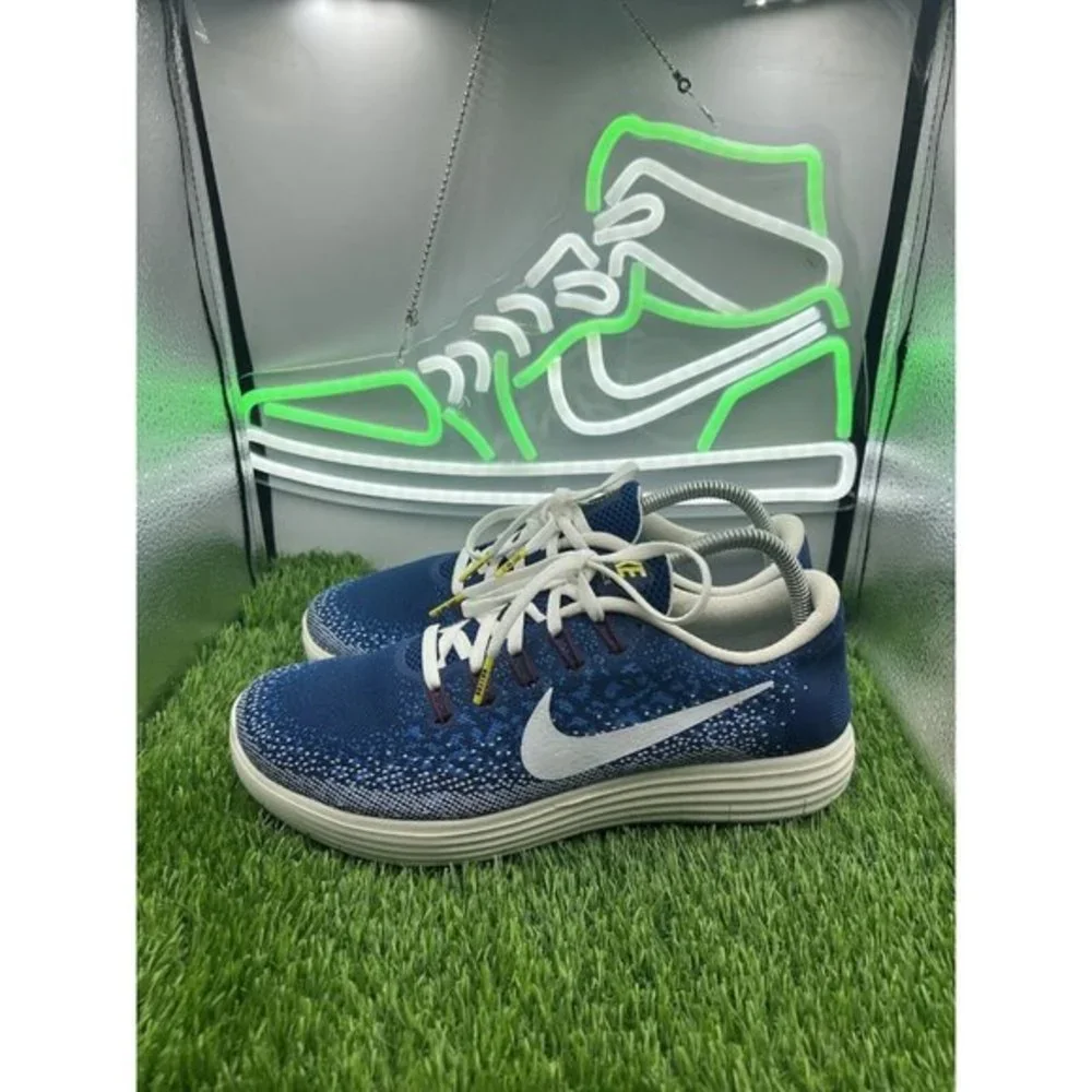 Nike Free RN Distance 2 Running Shoes Boston Marathon Blue Mens 8‎ 839478-416
